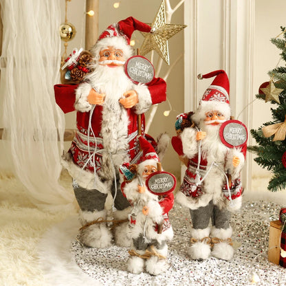 Papai Noel Papai Noel grande de 60cm, decoração de Feliz Natal para Lar, Feliz Ano Novo