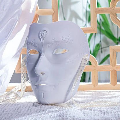 Máscara Facial Estilo com Temática de Cartas de Baralho, Máscara de Cosplay Estilo Mecânico/Veneza Antigo