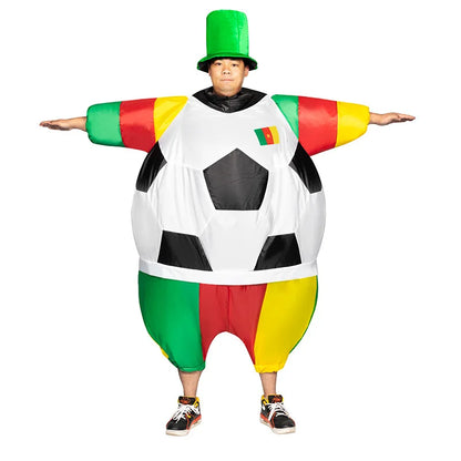 Copa Do Mundo fantasia inflável de para futebol da copa do mundo