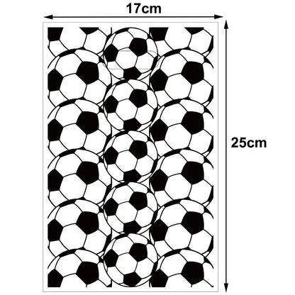 50 peças de sacos de presente de futebol, lembrancinhas de festa de futebol plástico