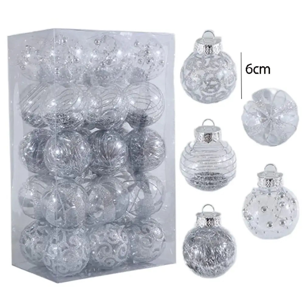 Bola de Natal para Pendurar, Conjunto de 30 Bolas Decorativas de 31cm*12.2 Pol. Natal