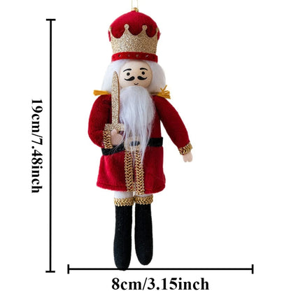 Quebra Nozes Pano 1 Peça de decoração de natal quebra-nozes | Soldado Quebra-Nozes