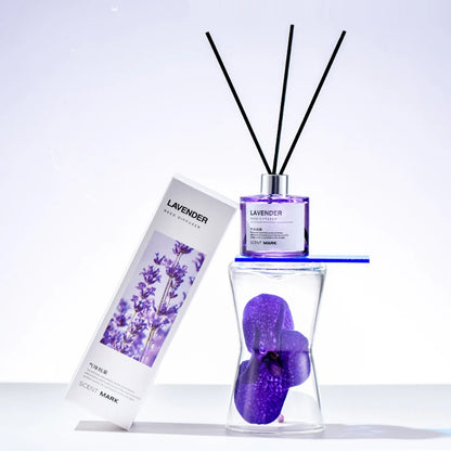 Conjunto de difusor de óleo essencial de fragrância para casa, difusor de aroma de rosa