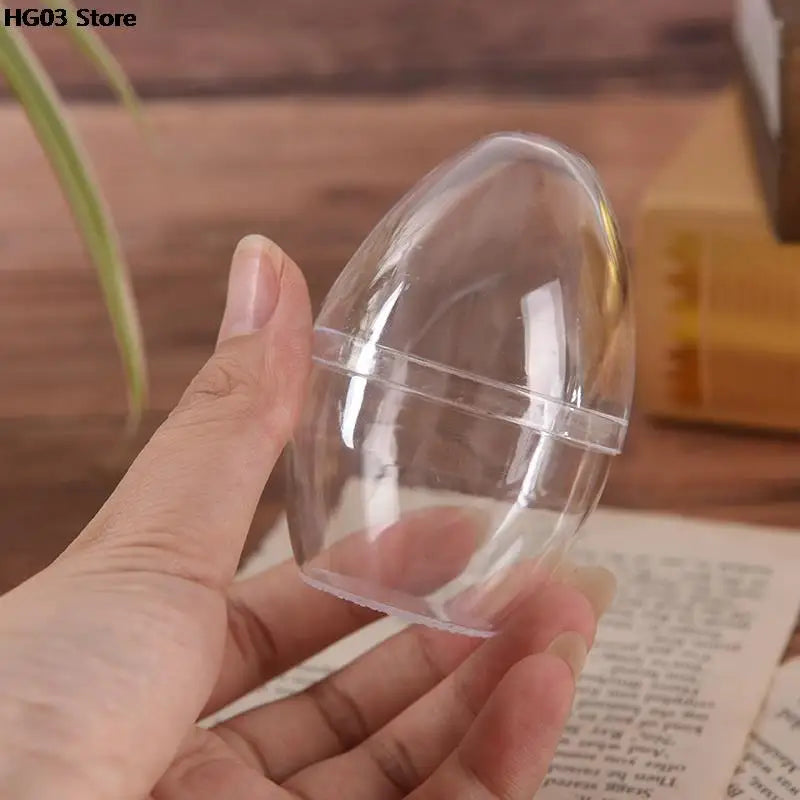 Ovos Páscoa Coelho 10 peças de bola de ovo plástico preenchível transparente pintura ovo