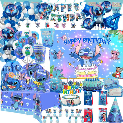 Kit Festa Fácil Stitch Disney Decoração Aniversário