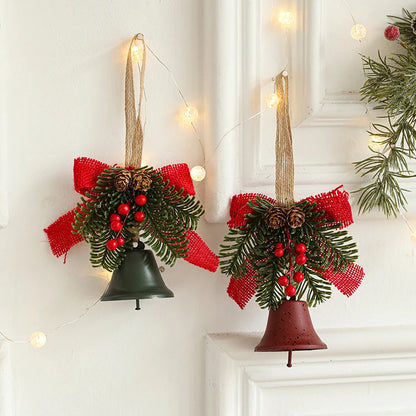 Sino Natalino de Ferro para Árvores e Guirlandas Enfeites de Sino de Natal em Metal