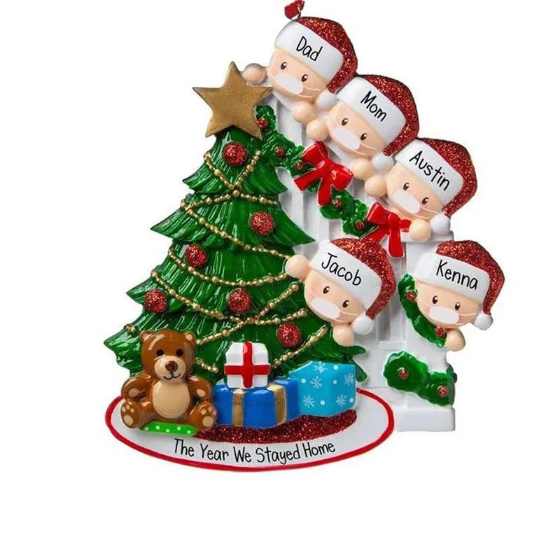 Porta-Retrato Árvore de Natal Enfeite de Natal Personalizado em Formato de Porta-Retrato 7.8cm*7.7cm