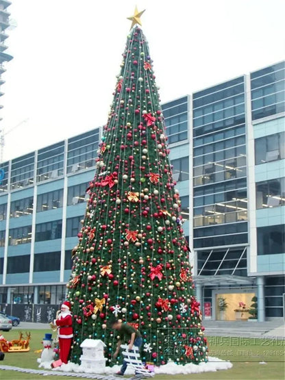 Árvore Pinheiro De Natal Modelo Super Luxo Cor Verde Green 3 metros a 6 metros