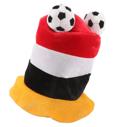 Chapéu de futebol boné de futebol, boné de futebol para copa, competições esportivas
