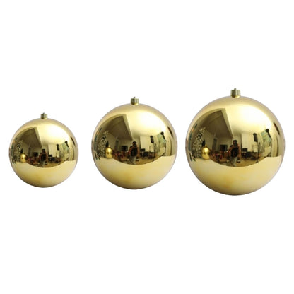 Bola Natal Brilhante para Shopping Center, Bola Decorativa Natal 40cm Brilhante