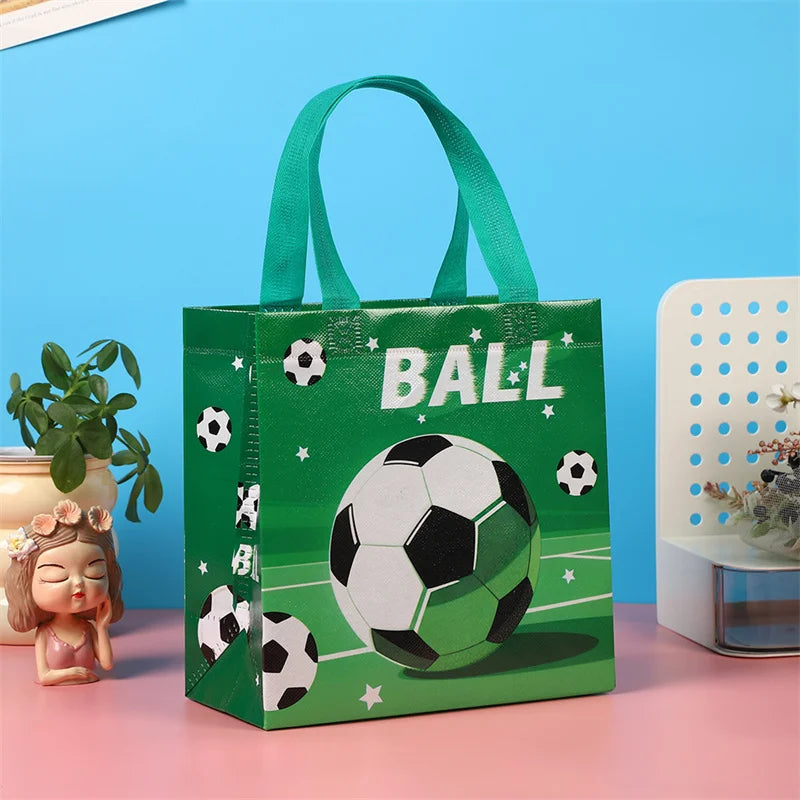 Sacola Copa do Mundo lembrancinhas de festa de futebol, sacos reutilizáveis de presente