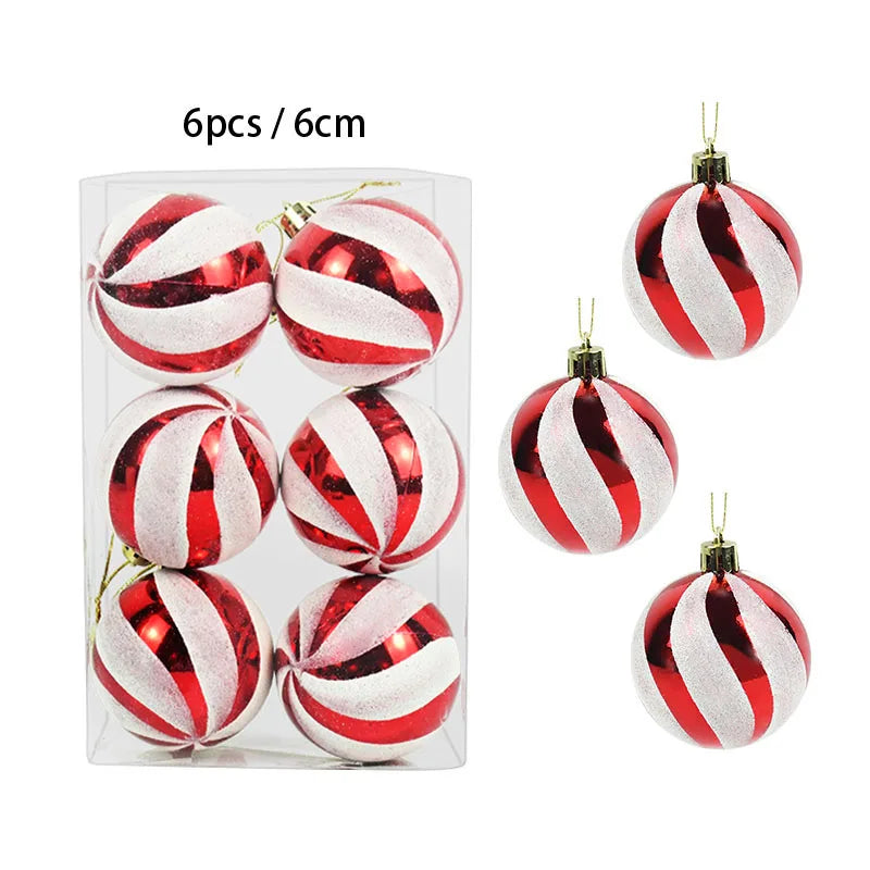 Bola de natal glitter Conjunto de 24 peças de decorações de Natal com bolas Natal  bolas