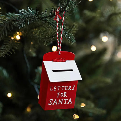 Caixas de cartão de Papai Noel | Caixas de envelope rústicas Porta-cartões de metal