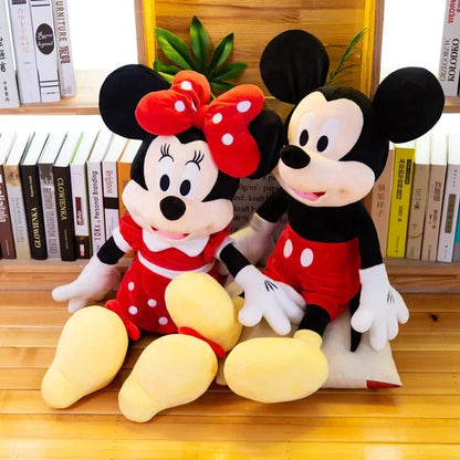 Mickey e Minnie Pelúcia Infantil Disney Mickey Mouse com Mecanismo de Luz