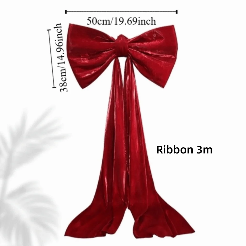 Laços grandes de banco de casamento caudas longas 50 x 38 cm, decorações corredor