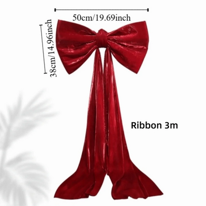 Laços grandes de banco de casamento caudas longas 50 x 38 cm, decorações corredor