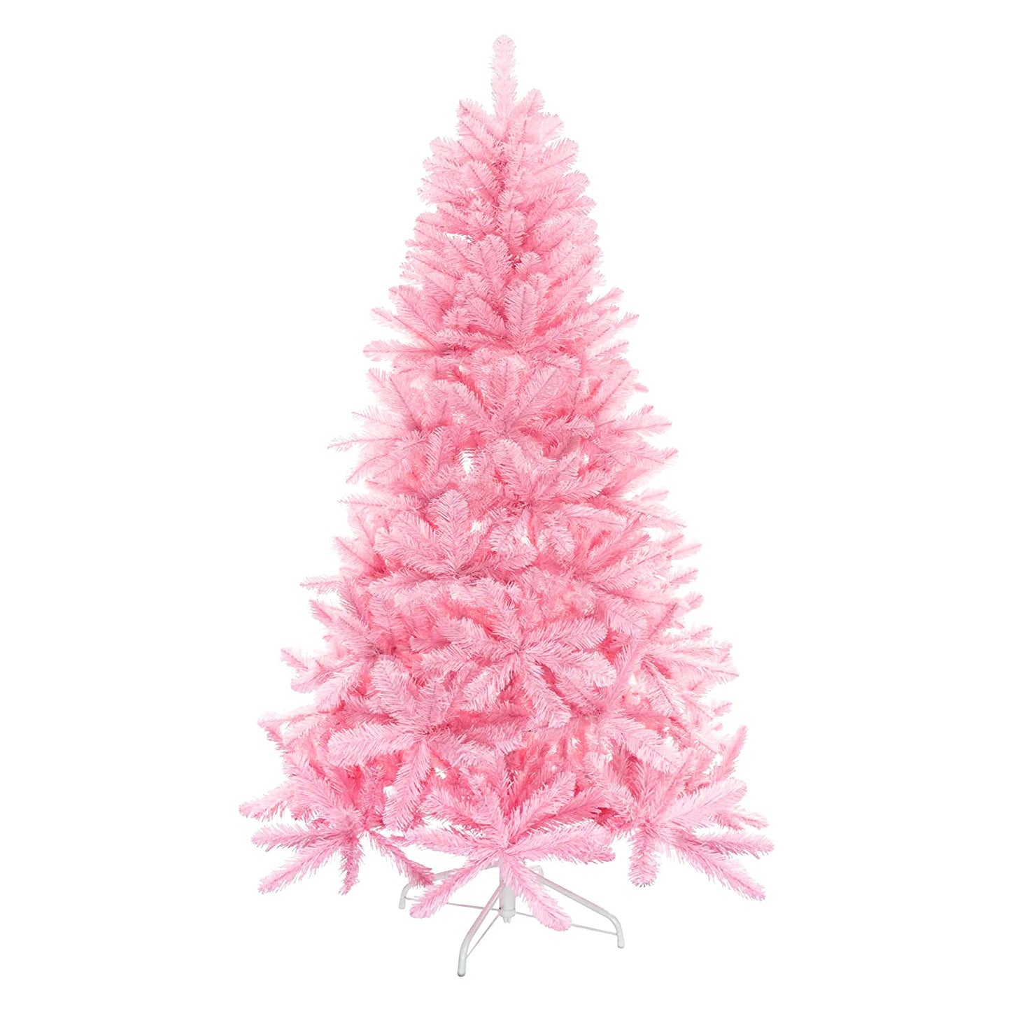 Árvore de Natal variação artificial, pinheiro de Natal colorido em PVC com suporte de metal