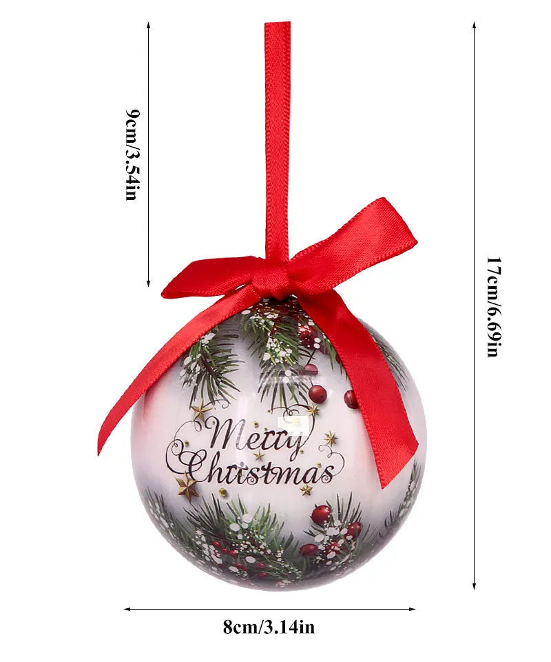 Bola de Natal para Lembrancinhas de Festa 1 Peças de Enfeites Bola Natal Lembrancinhas