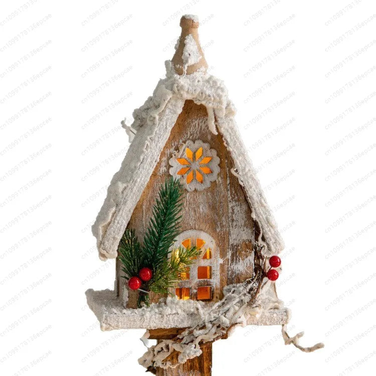 Cerca de Madeira Decoração para Base da Árvore de Natal Decorações Domésticas Natal