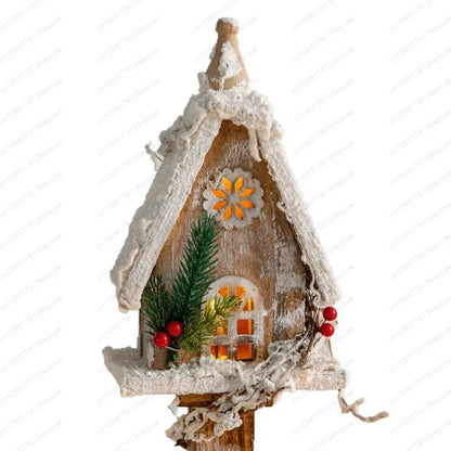 Cerca de Madeira Decoração para Base da Árvore de Natal Decorações Domésticas Natal