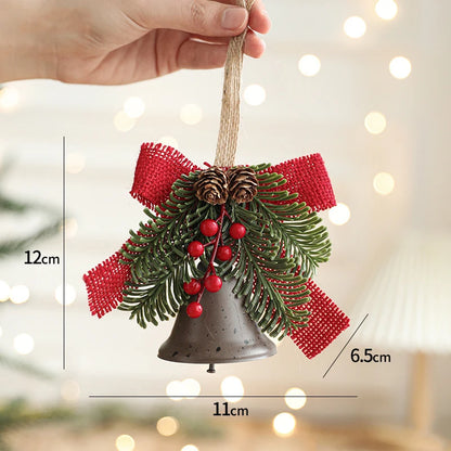 Sino Natalino de Ferro para Árvores e Guirlandas Enfeites de Sino de Natal em Metal
