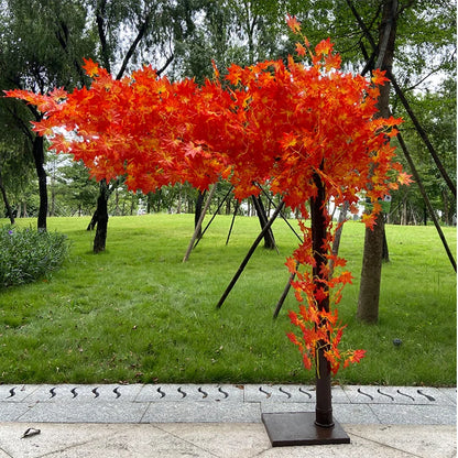 Árvore Flor Artificial Simulação de pouso de cerejeira artificial, enfeites florais e grande