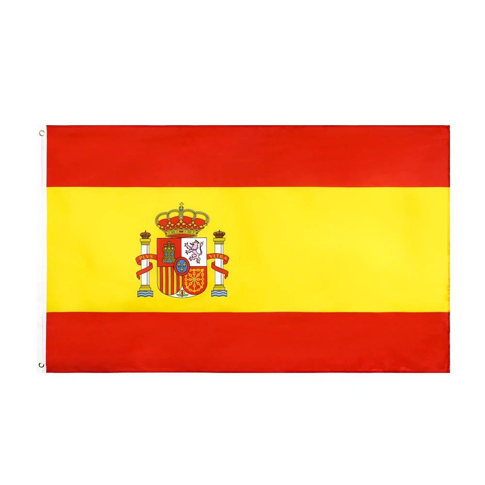 Bandeira da Espanha Copa do Mundo 2 'x 3' - Bandeiras espanholas 60 x 90 cm - Banner