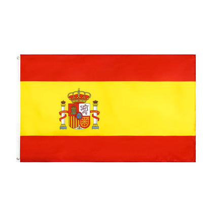 Bandeira da Espanha Copa do Mundo 2 'x 3' - Bandeiras espanholas 60 x 90 cm - Banner