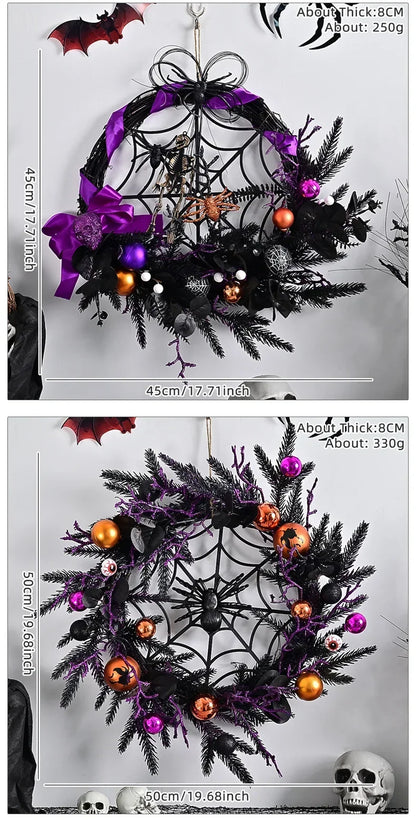 Guirlanda de Halloween com Videiras Roxas, Guirlanda de Halloween com Videiras Roxas