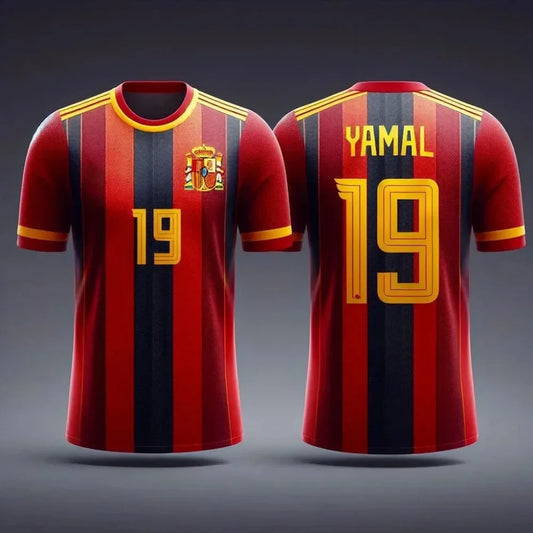 Camisa Copa do Mundo Brasil Espanha e Camisa masculina de futebol internacional Espanha