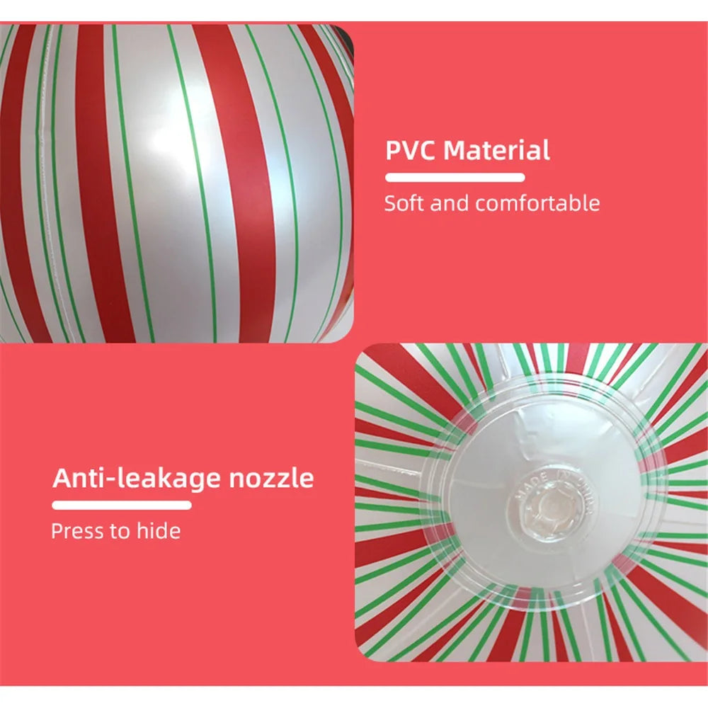 Bola de Natal Gigante Inflável para Decoração, Natalinas Coloridas Cenários Fotográficos