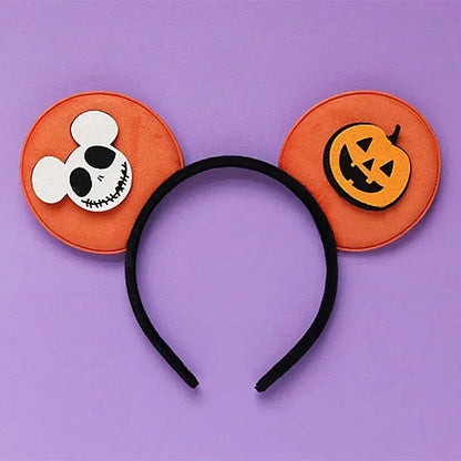 Tiaras Acessórios Disney Conjunto de 1 tiaras com orelhas rato para o Halloween, lantejoulas