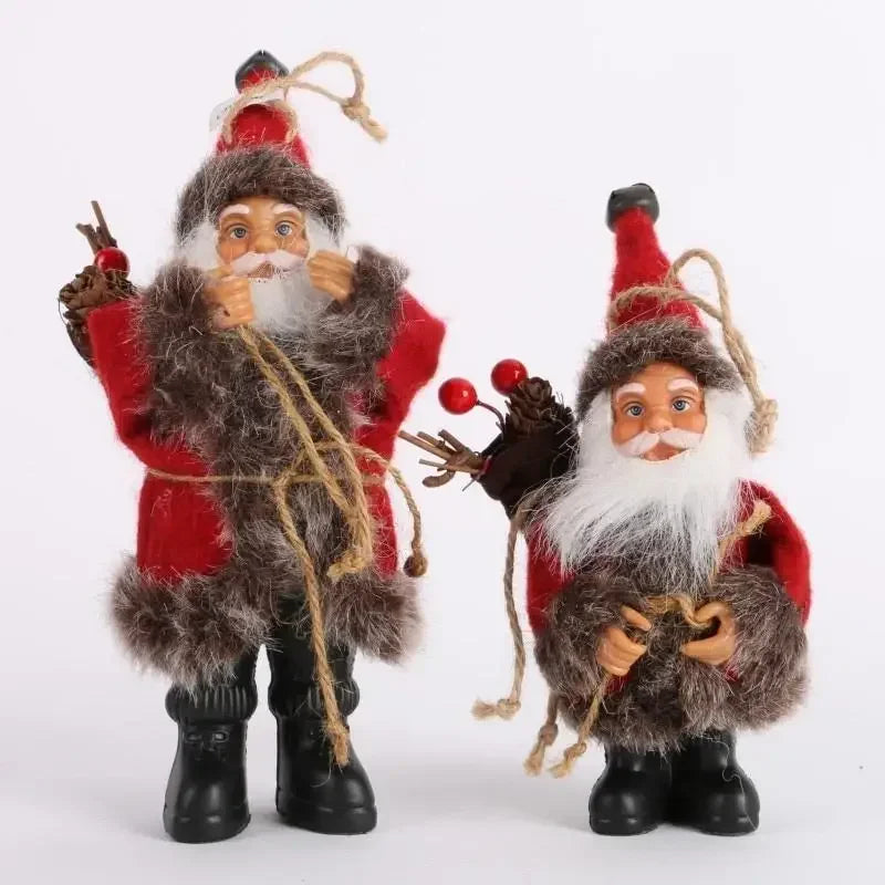 Boneca de Papai Noel, decoração grande de Natal, artesanato, árvore de Nata