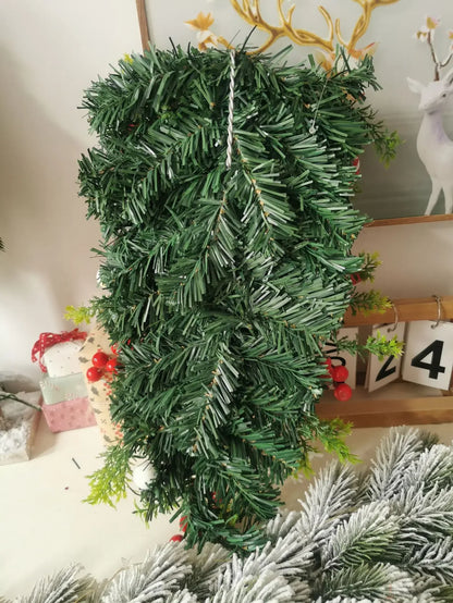 Guirlanda de bengala de doces, guirlanda de decoração de Natal