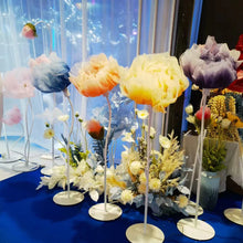 Carregar imagem no visualizador da galeria, Decoração de casamento para recepção, decoração de flor de seda artificial enorme
