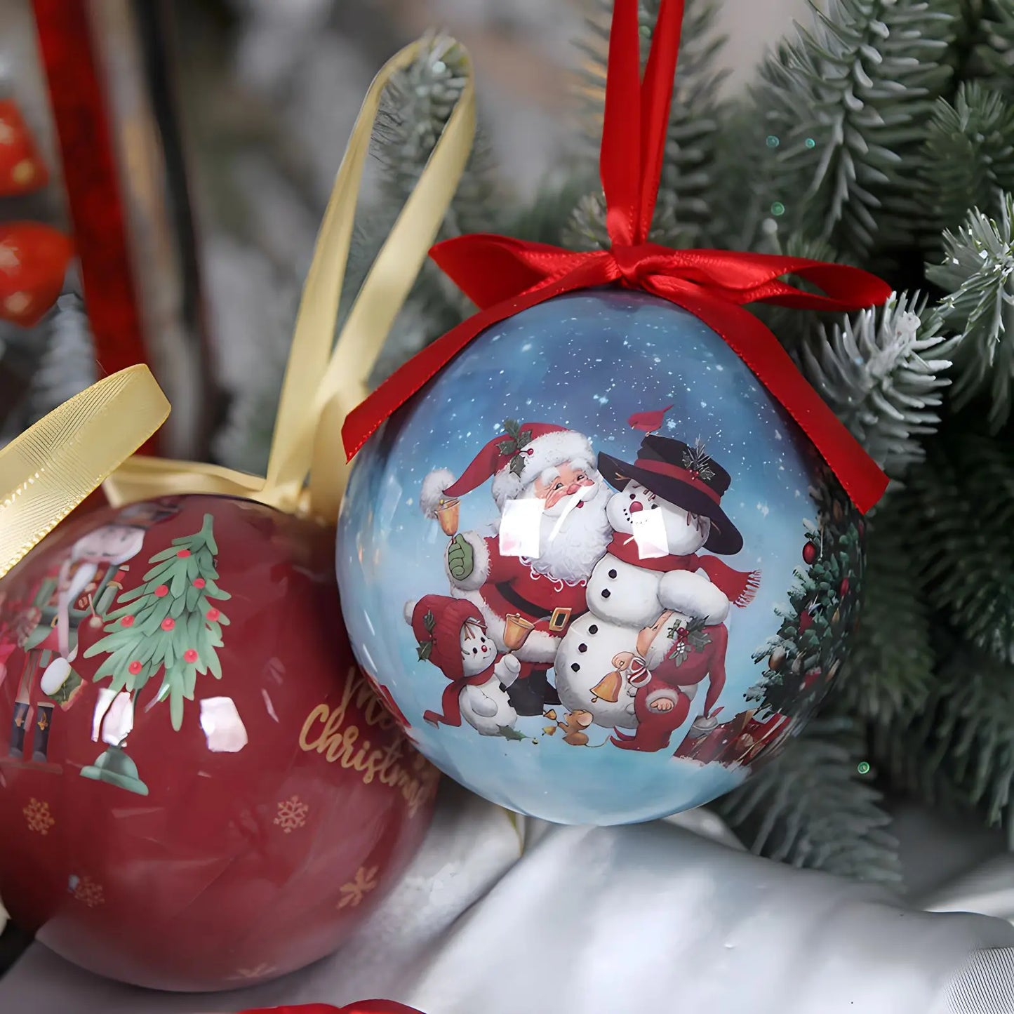 Bola de Natal para Lembrancinhas de Festa 1 Peças de Enfeites Bola Natal Lembrancinhas