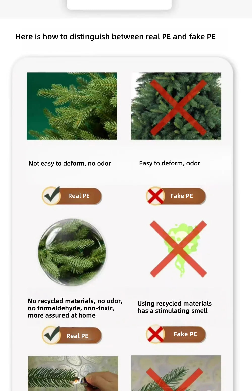 Árvore de Natal de Árvores Artificiais de 1.80cm com 800 Pontas