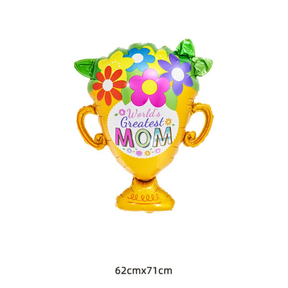 Balões para o Dia das Mães, Balões "Te Amo Mãe" para Decoração de Festas Dia das Mães
