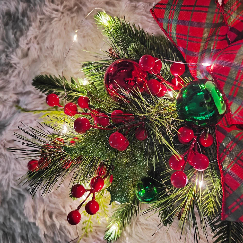 Guirlanda de Natal Belupai, Escadas Em Forma de Lágrima Natal Guirlanda Natal