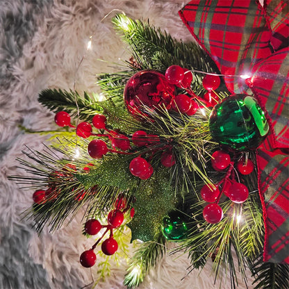 Guirlanda de Natal Belupai, Escadas Em Forma de Lágrima Natal Guirlanda Natal