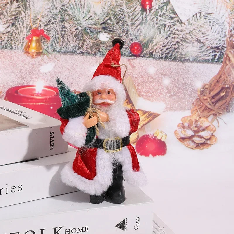 Boneca de Papai Noel, decoração grande de Natal, artesanato, árvore de Natal, ornamentos