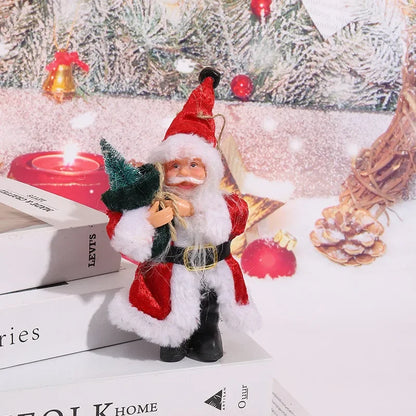 Boneca de Papai Noel, decoração grande de Natal, artesanato, árvore de Natal, ornamentos
