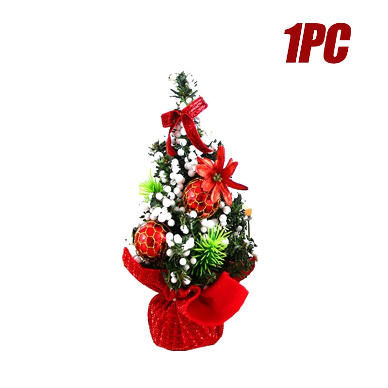 Mini Árvores de Natal 3 Peças Árvore de Natal de Mesa 20cm Decoração de Árvore de Natal