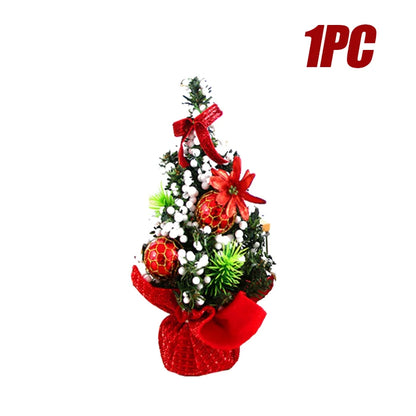 Mini Árvores de Natal 3 Peças Árvore de Natal de Mesa 20cm Decoração de Árvore de Natal