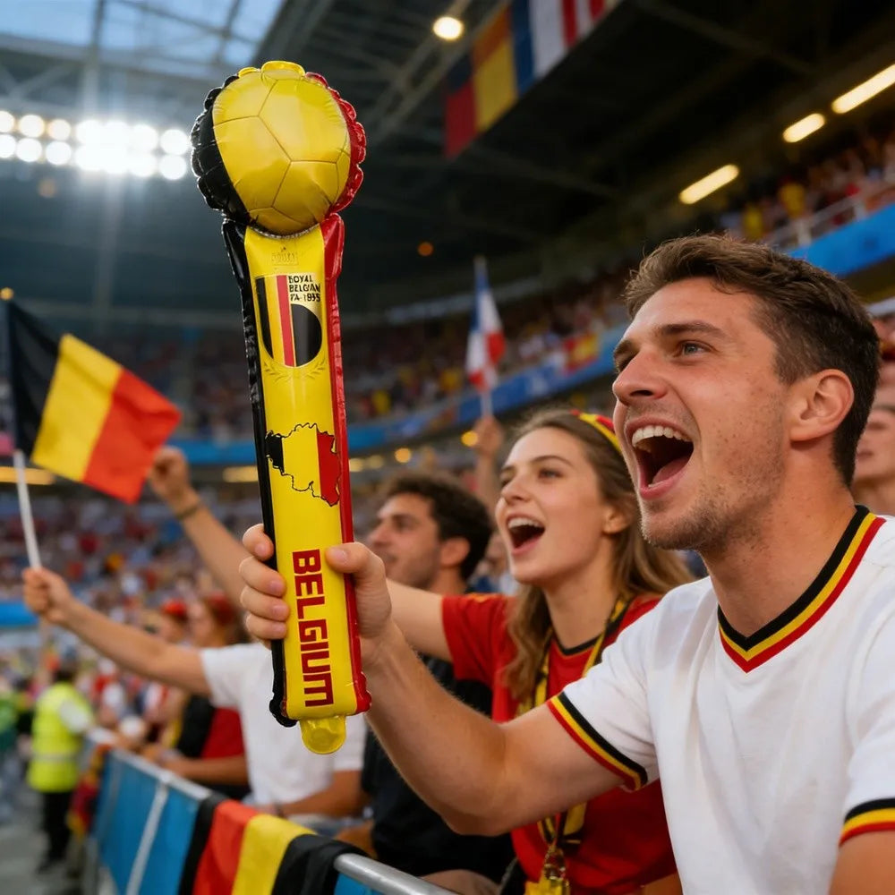 Balões Bastões Reutilizáveis Alumínio Copa do Mundo 50 Unidades