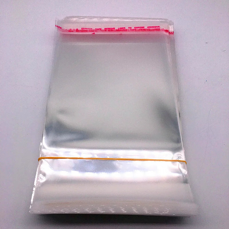 Saco Adesivado Saquinho Plastico Transparente 12x12 - 100 unidades