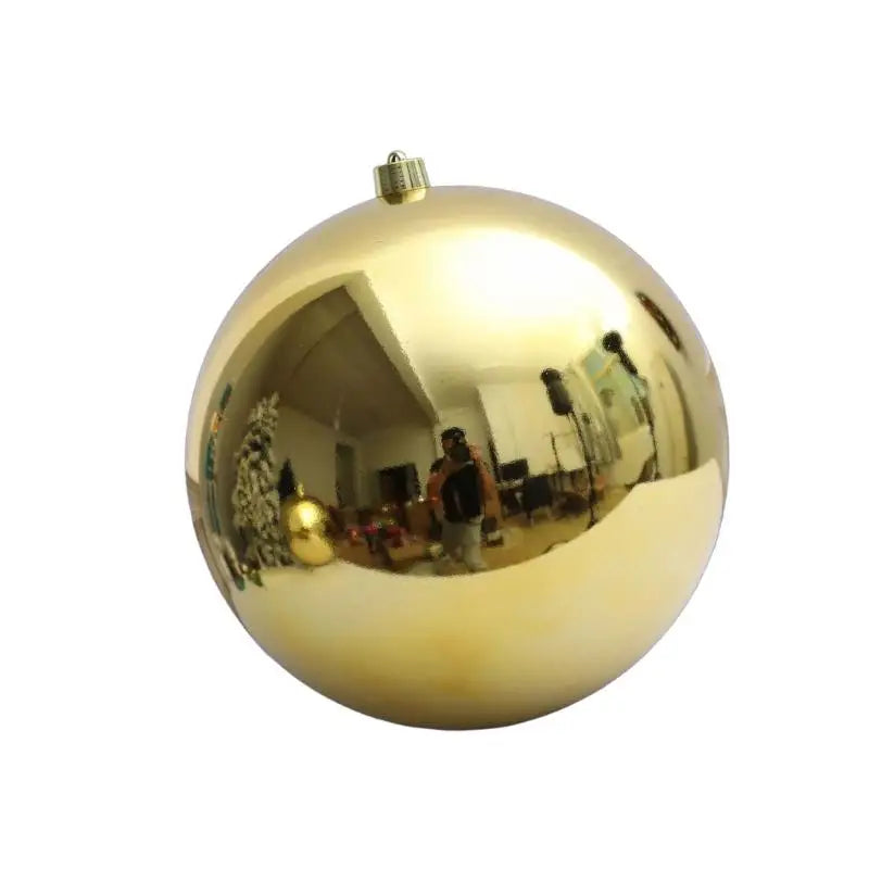 Bola Natal Brilhante para Shopping Center, Bola Decorativa Natal 40cm Brilhante