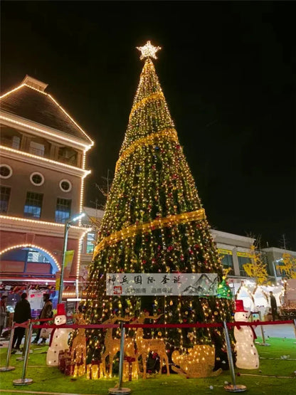 Árvore Pinheiro De Natal Modelo Super Luxo Cor Verde Green 3 metros a 6 metros