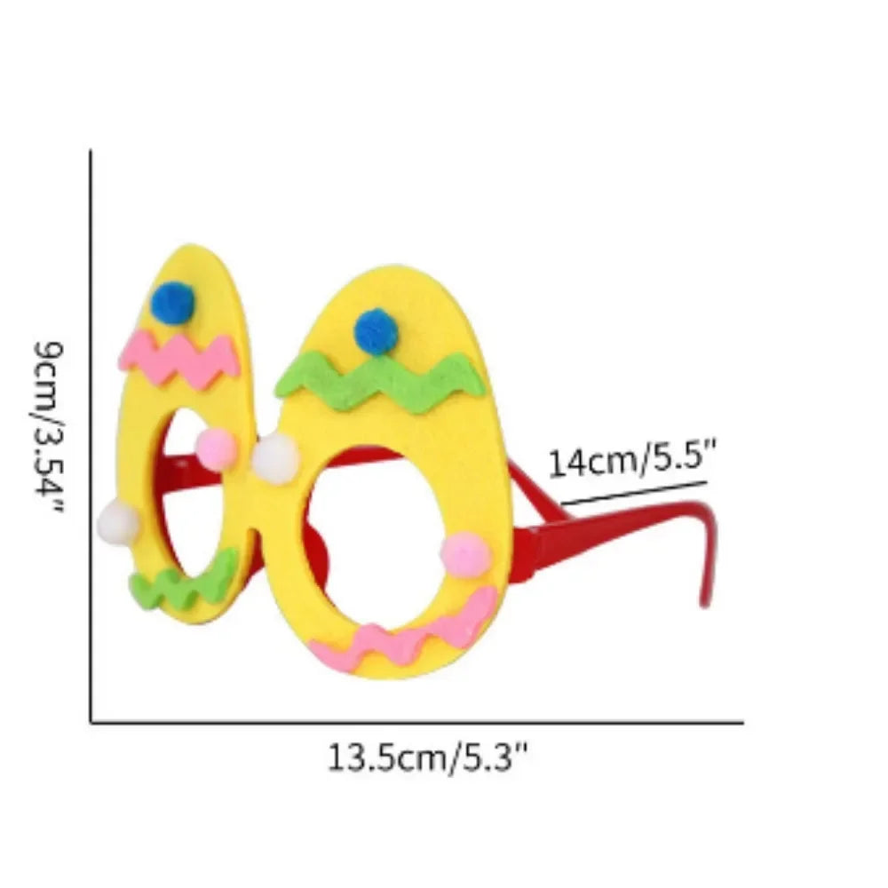 Óculos de orelha de coelho óculos engraçados para festa de Páscoa óculos fofos