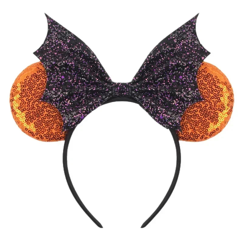 Tiaras Acessórios Disney Conjunto de 1 tiaras com orelhas rato para o Halloween, lantejoulas